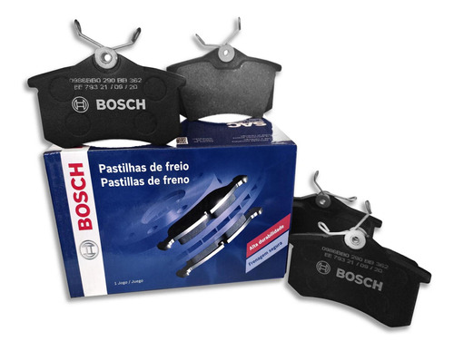 Jogo Pastilha Bosch Bb362 Peugeot 307 2.0i 16v Flex 08/12