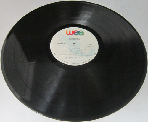 Miguel Bose - Salamandra Insert Lp (Usado)