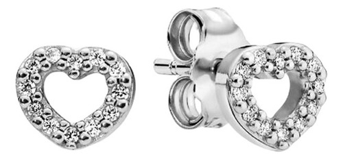 Pendientes De Corazón Con Diamantes Rotos