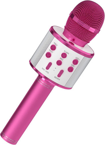 Giftmic Micrófono Infantil Para Cantar, Micrófono Karaoke... Color Purpura