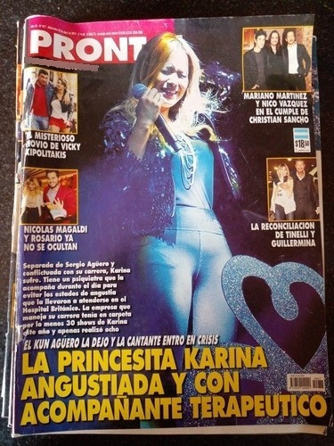 Revista Pronto Karina Aguero De La V 22/4 2015 N977