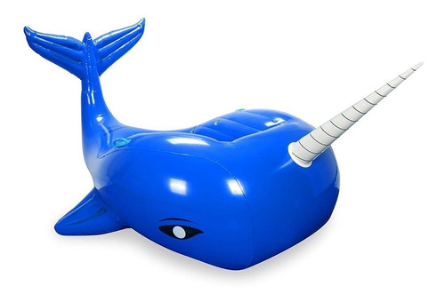 Camastro De Narval Ballena Unicornio Gigante Mide 1.82m