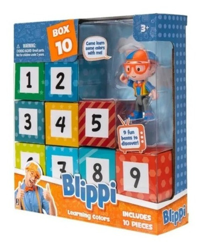 Blippi Aprende Colores Con Figura Original Wabro