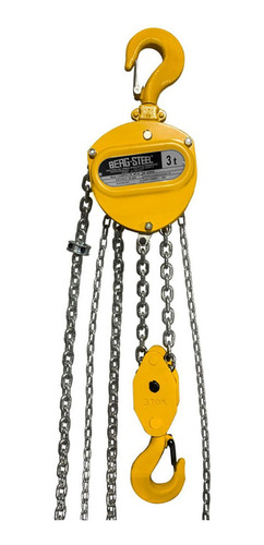 Talha Manual 3ton X 3mts Compacta Nt8 Berg Steel