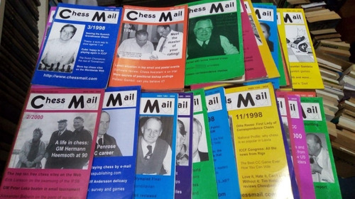 Revista Inglesa Chess Mail 1998-2001 Ajedrez X 3 Ejemplares