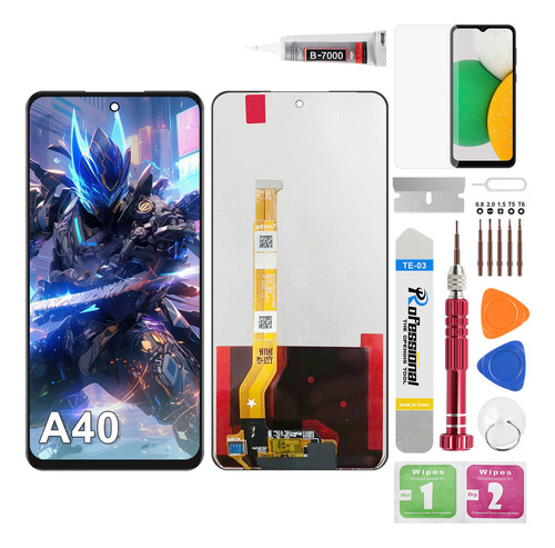 Okbichi Pantalla Para Oppo A40/a3/a3i 5g/a3 Vibrant/a3x 4g/a3x 5g/a80/k12x Display Cph2639, Cph2641, Cph2667, Cph2669, Cph3669
