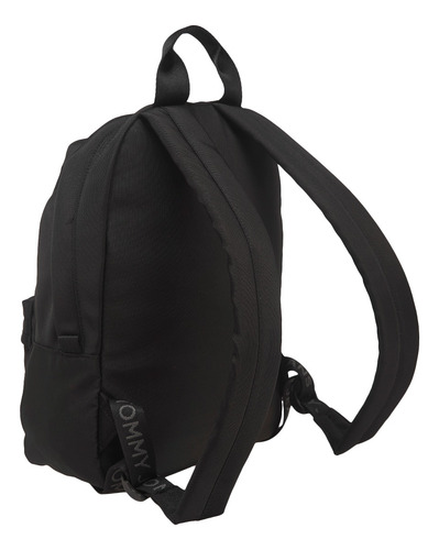 Tommy Hilfiger Mochila Para Mujer Aw0aw16963 Color Black Diseño De La Tela Lisa