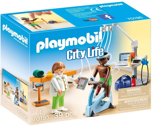 Todobloques Playmobil 70195 City Life Fisioterapeuta