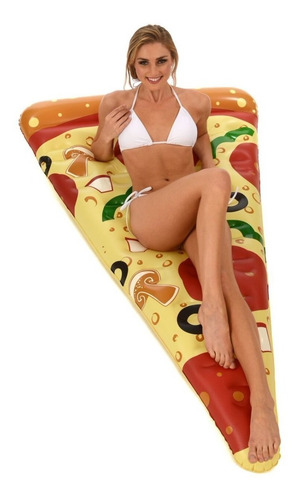 Pizza Inflable 72 Pulgadas Flotador Para Alberca Piscina
