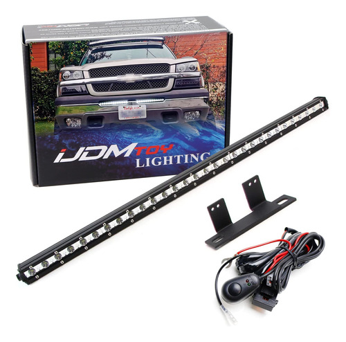 Ijdmtoy Kit Barra Luz Led 32  Para Parachoque Inferior Chevy