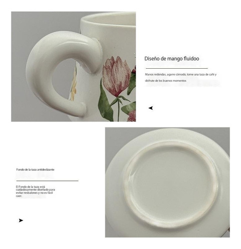 Juego De Taza, Platillo Y Tetera De Café De Lujo.