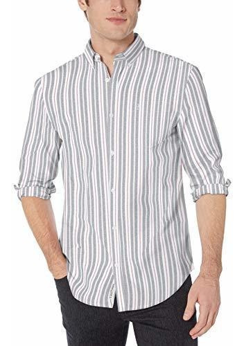 Original Penguin Camisa De Manga Larga Con Rayas Verticales 