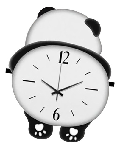 Reloj De Pared De Madera Con Forma De Panda, Altura 40cm