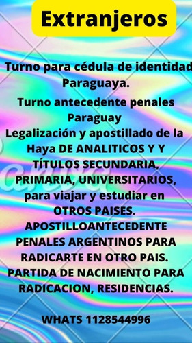 Imagen 3 de 5 de Gestoria Para Todo El País On Line, Envío Todo Por Whatsapp