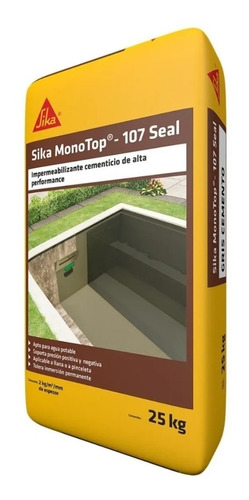 Sika Monotop 107 Impermeabilizante Cementicio Bolsa 25kg