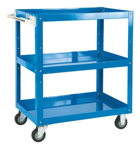 Carro Picking Grande De Acero 3 Bandejas 250kg Sumo / Jumbo