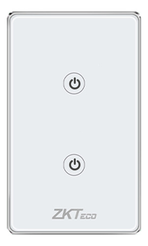 Sw12-us Zkteco Wifi Boton De 02 Tomas Para Encender La Luz