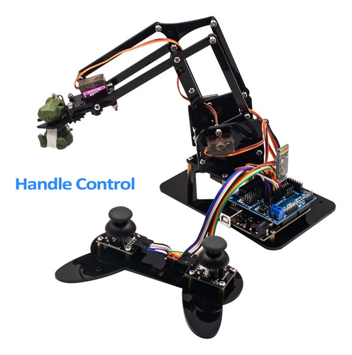 Kit Braço Robótico 4 Dof Completo Código+tutorial