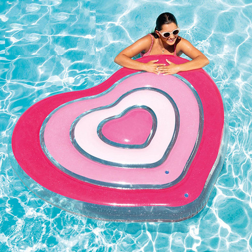 Balsa Inflable Para Piscina, Balsa Para Piscina En Forma De