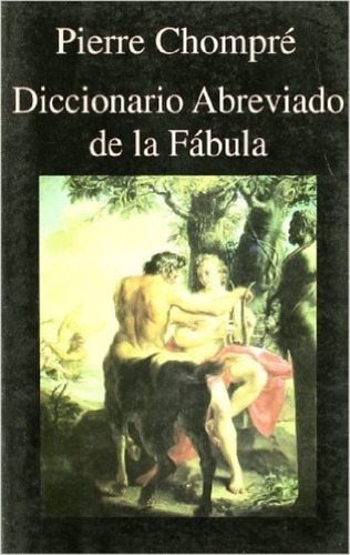 Diccionario Abreviado De La Fabula