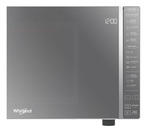 Horno De Microondas Grill Whirlpool Wm2811d Silver 1.1 Ft3