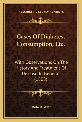 Libro Cases Of Diabetes, Consumption, Etc.: With Observat...