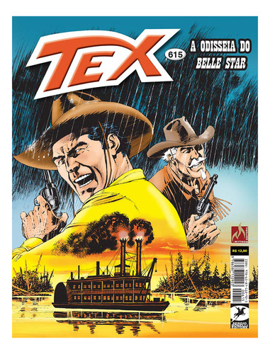 Tex: A Odisseia Do Belle Star, De Claudio Nizzi. Tex, Vol. 615. Editorial Mythos, Tapa Mole, Edición 615 En Português, 2019