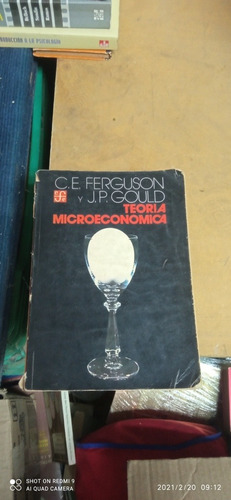 Teoría De Microeconomíca. Ferguson Y Gould