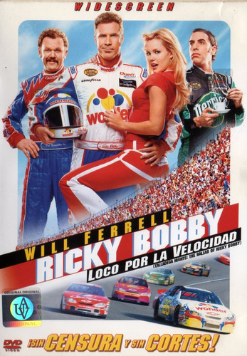 Ricky Bobby Loco Por La Velocidad Will Ferrell Dvd Original