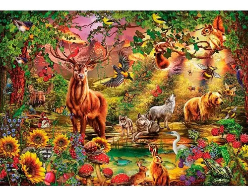 Rompecabezas Art Puzzle 1000 Piezas Bosque Mágico