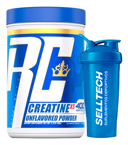 Creatina Monohidratada Ronnie Coleman Xs 1kg+shaker