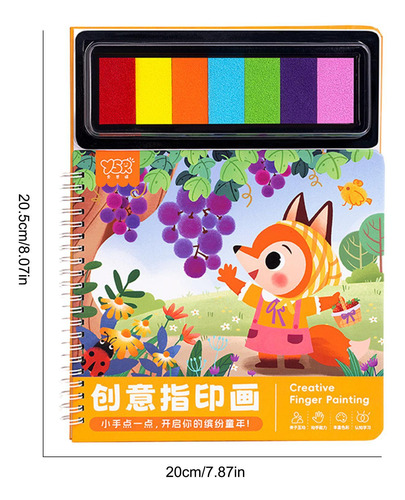 Libro Para Colorear Con Pintura De Dedos Libro De Actividade