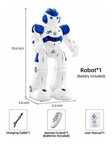 Imagen 6 de 7 de Sunace Rc Robot Toy For Kids, Smart Robot Toys Remote Contr