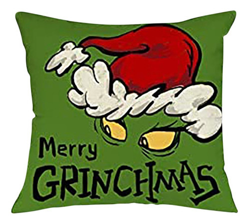 Fweaad 8 Fundas De Cojín De Navidad Grinch, Funda De