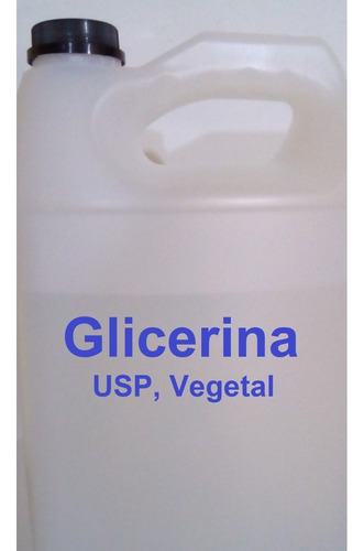 Glicerina, 100% Usp, Vegetal, Alimenticio, Cosmético, 5 Kls.
