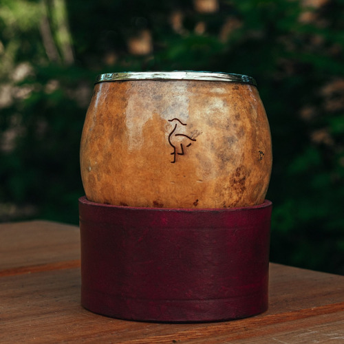 Imagen 2 de 4 de Mate De Calabaza Gallito Con Virola Colonial