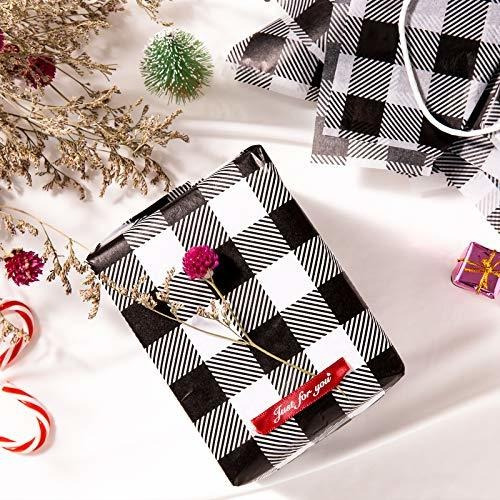 Papel Para Envolver Regalos A Cadros Blanco Y Negro 60 Pzs