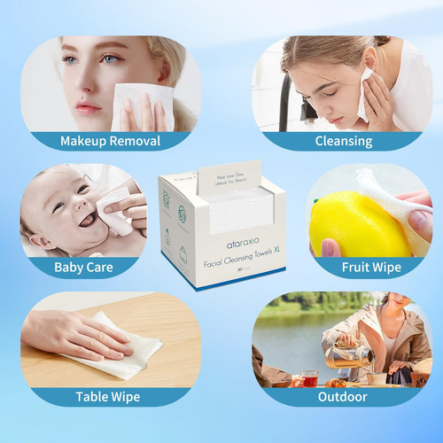 Toallas Faciales Desechables De Ataraxia Xl, Toalla De Para