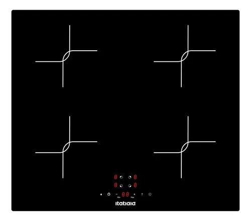 Cooktop de Indução Itatiaia Master 4Q 220V Preto