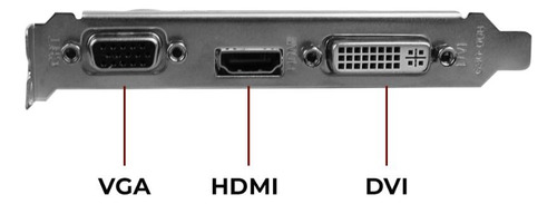 Placa De Vídeo 1gb Ddr3 Gt210 Upgrade 600mhz Pci-e 2.0 Hdmi