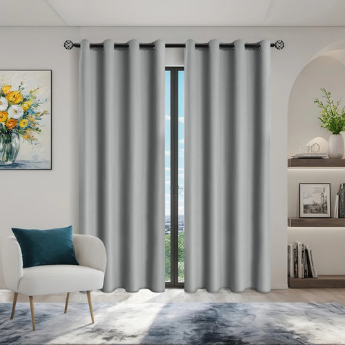 Cortina Blackout, 1 Unidad, 132 X 213 Cm, Color Liso