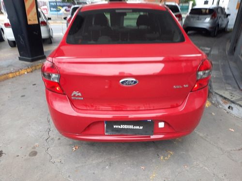 Ford Ka 1.5 Sel 4 Puertas Baul Gnc Rojo Cuotas Permuto Aire
