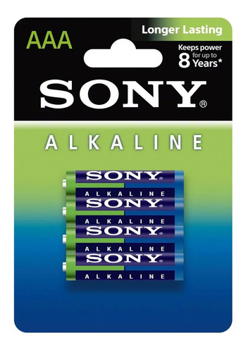 Pila Sony , Alcalina Aaa, Blister X 4 Unidades
