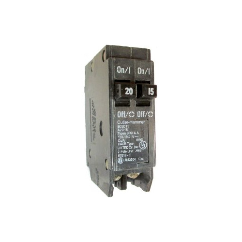 Eaton Cutler-hammer Bd2015 Tipo Br Duplex Twin 2 Polo 2...