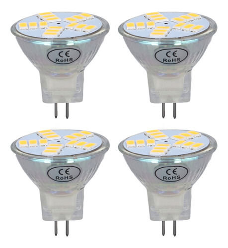 Bombilla Mr11, 4 Bombillas Led De Repuesto, 5 W, 500 Lm, 15