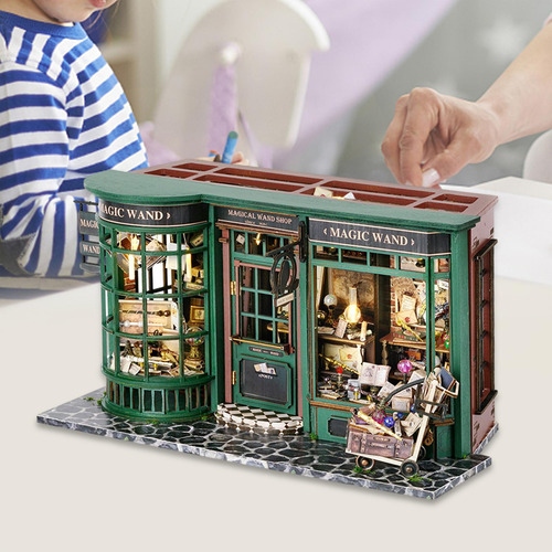Diy Wooden Miniature Dollhouse Mini Handmade House Model For