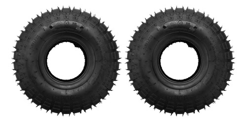 2 Neumáticos 4.10/3.50-4 Atv Quad Go Kart 47 Cc 49 Cc Chunky