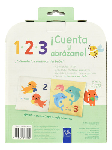 Libro Para Contar: ¡cuenta Y Abrazame! Un Elefante, De Autores. Editorial Yoyo Books, 2023