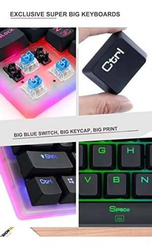 Teclado Mecanico Redragon K605 Alien Gigante Azul Outemu