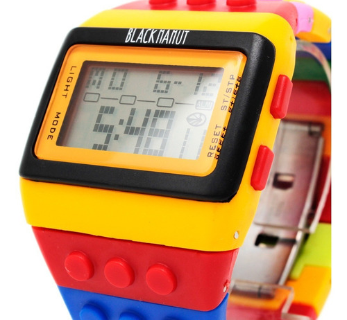 Reloj Para Joven Niño Niña Bloque Ajustable Marca Shhors